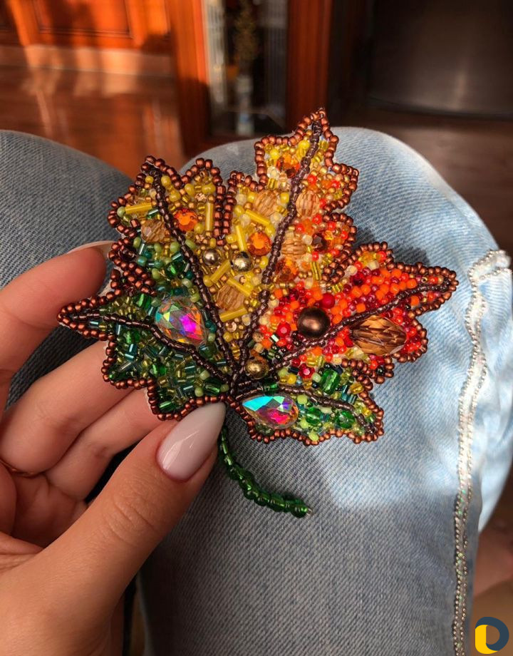 Брошь ручной работы под заказ