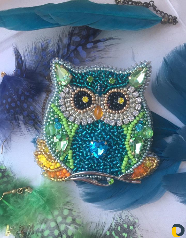 Брошь ручной работы под заказ