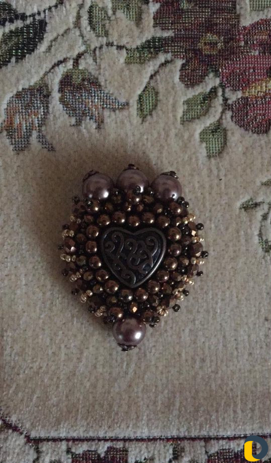 Брошь ручной работы под заказ