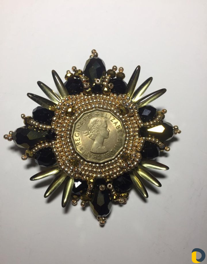 Брошь ручной работы под заказ