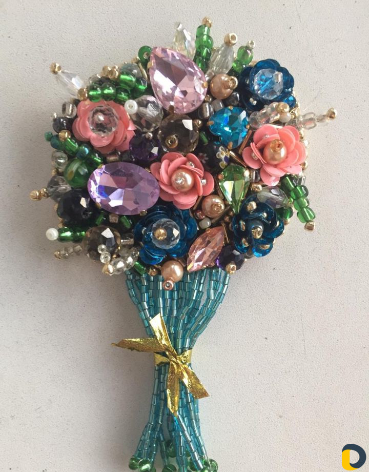 Брошь ручной работы под заказ