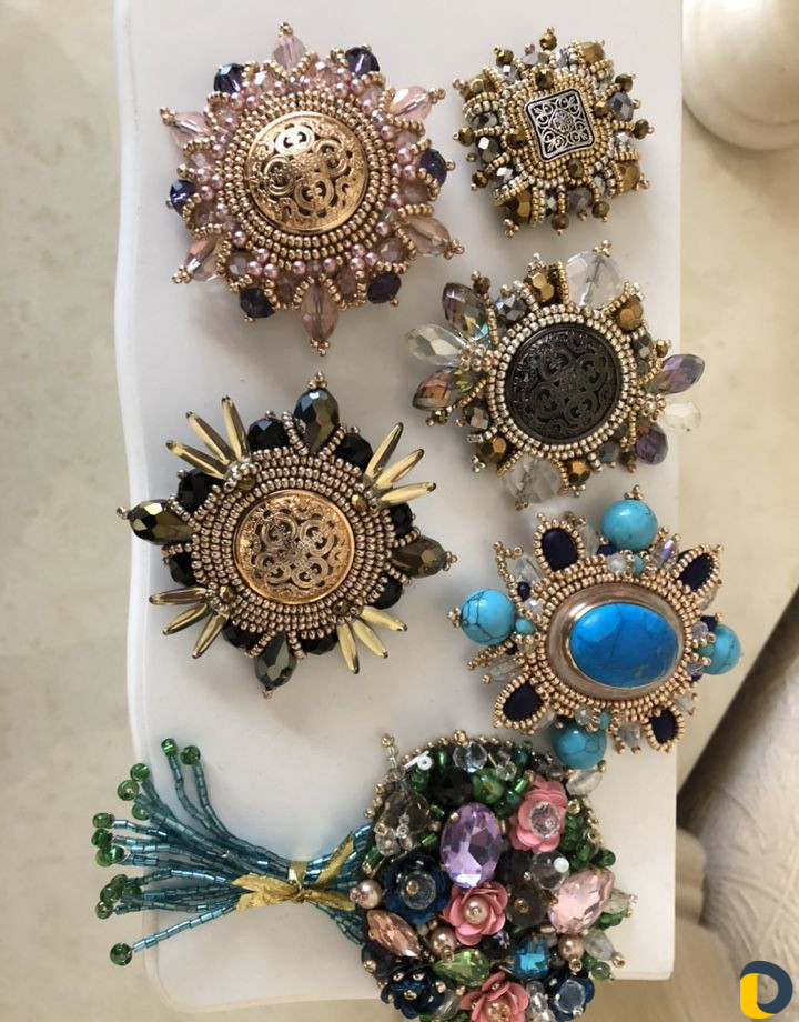 Брошь ручной работы под заказ