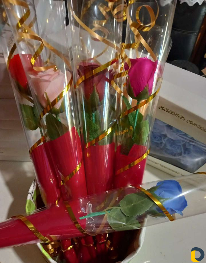 Букеты из мыльных роз
