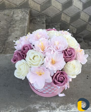 Букеты из мыльных роз