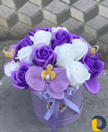 Букеты из мыльных роз