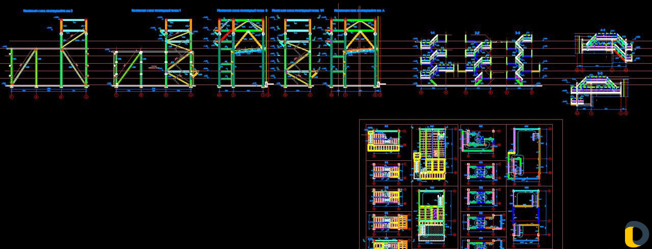 Чертежи, планы, схемы, км, кмд, кж, ар в autoсad