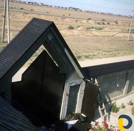 Чешуя на арку и забор, Изготовление куполов