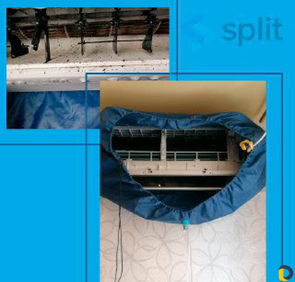 Чистка сплит систем, ремонт сплит систем, заправка