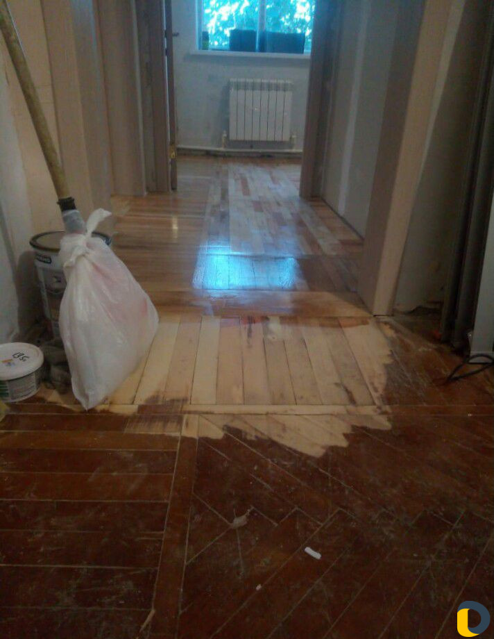 Циклевка, шлифовка паркета. Ламинат