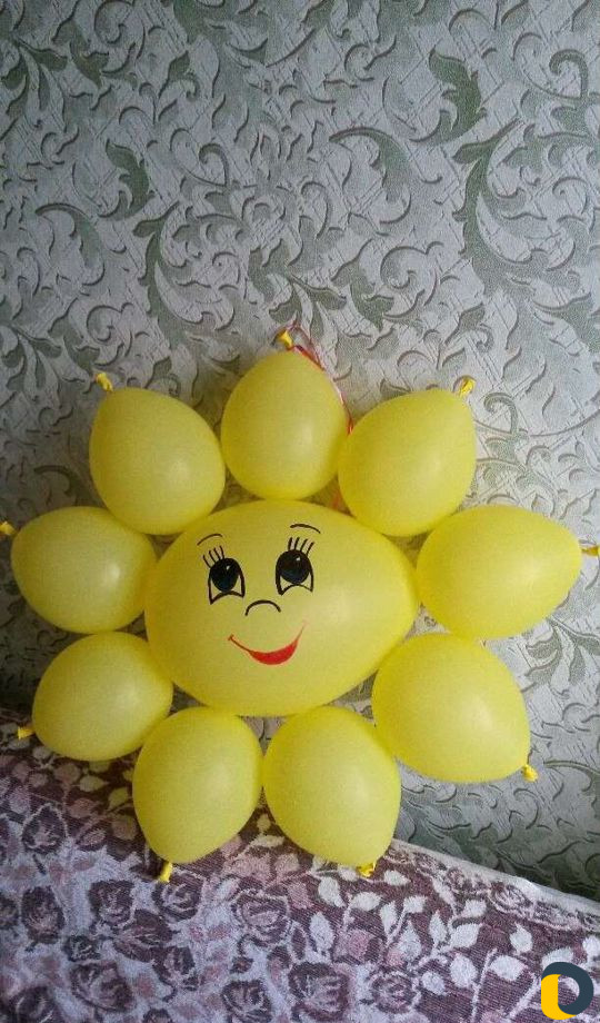 Цветы и фигуры из шаров