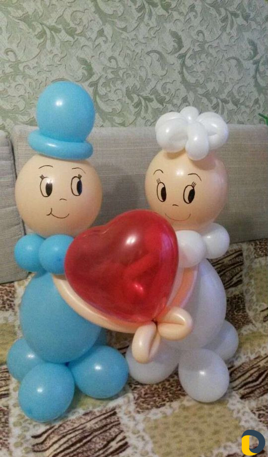 Цветы и фигуры из шаров