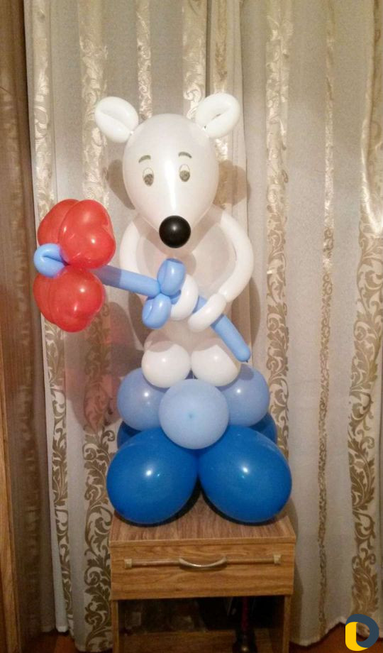 Цветы и фигуры из шаров