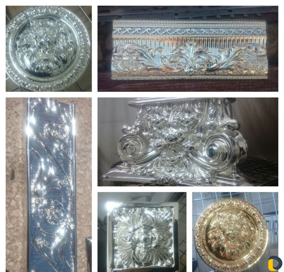 Декоративное хромирование, золочение