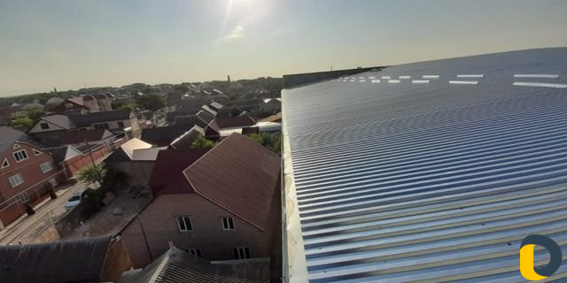 Делаем крыши болших здании