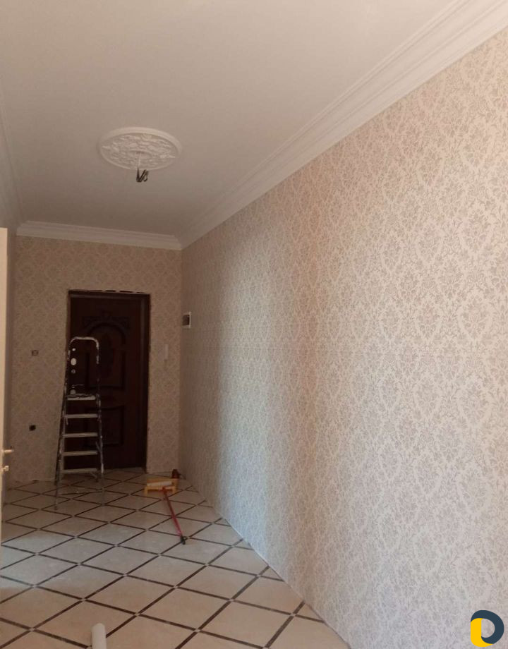 Делаем шпаклевку,обои,лепку