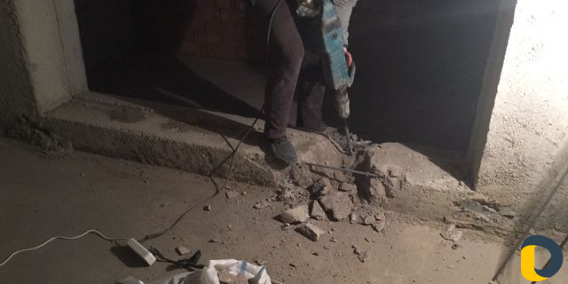 Демонтаж стен,бетонных перегородок