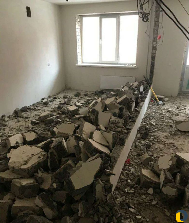 Демонтаж стен