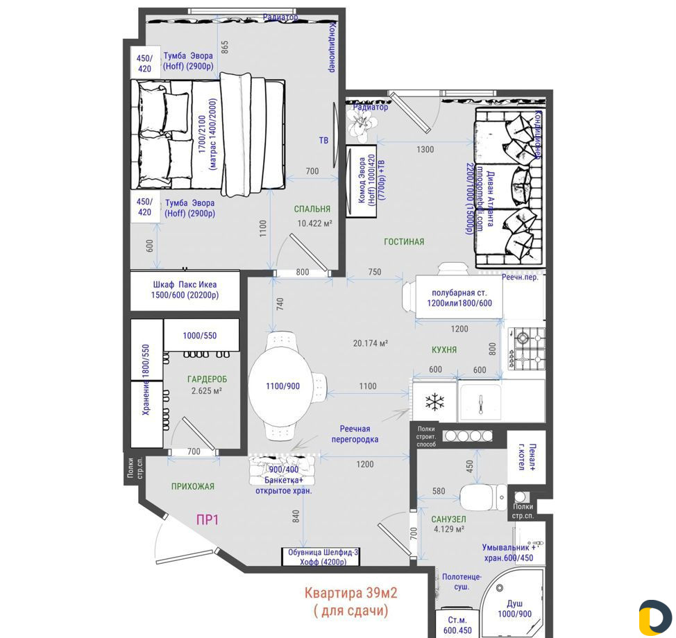 Дизайнер интерьера и проектирование