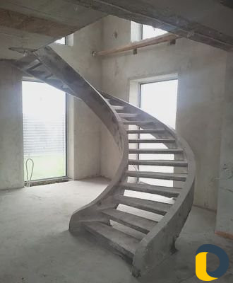 Дизайнерские лестницы, заливка лестниц