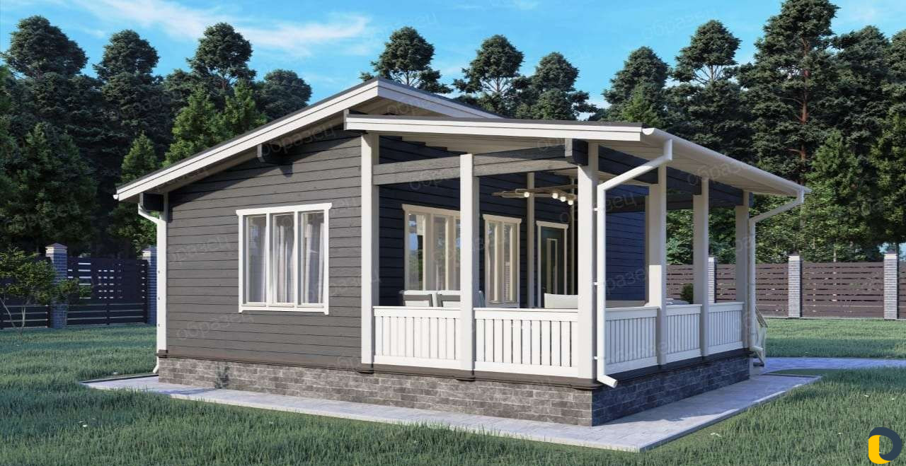 Дома из термобруса