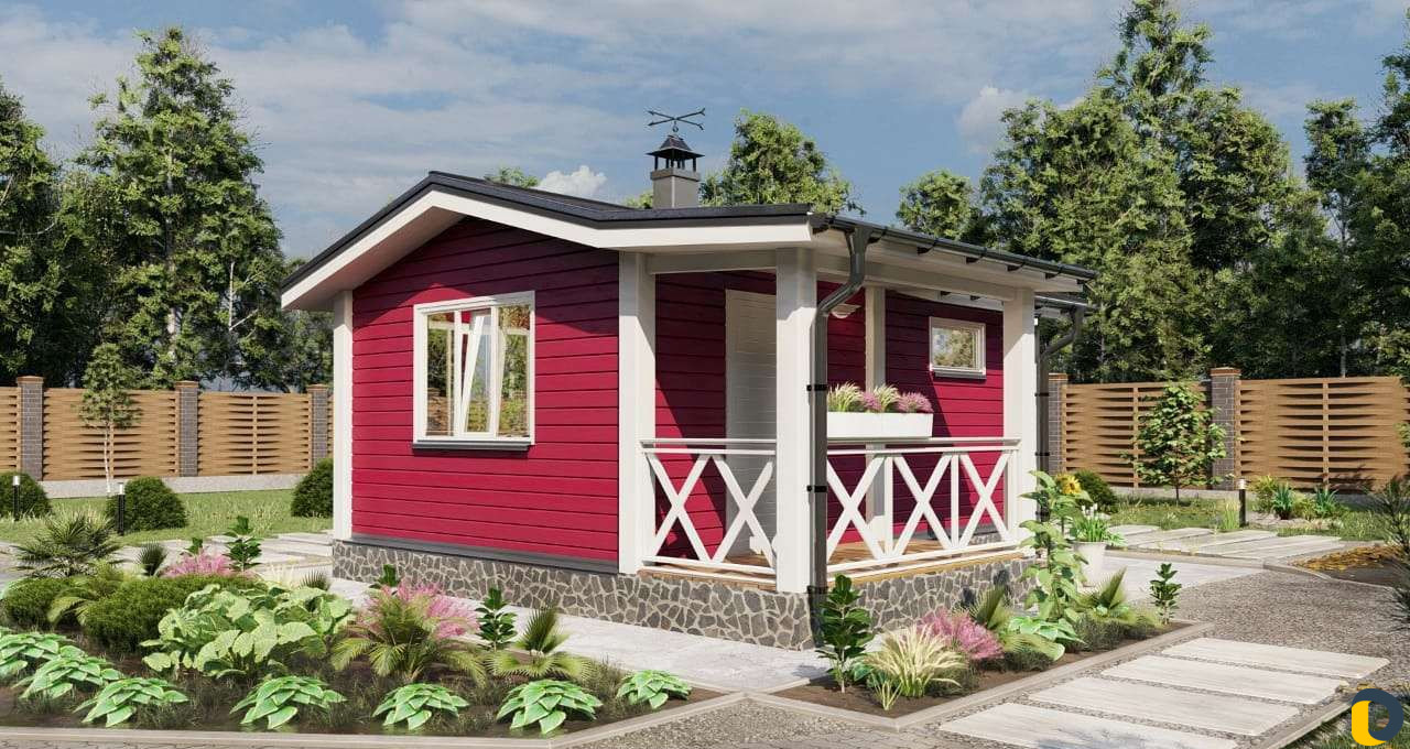 Дома из термобруса