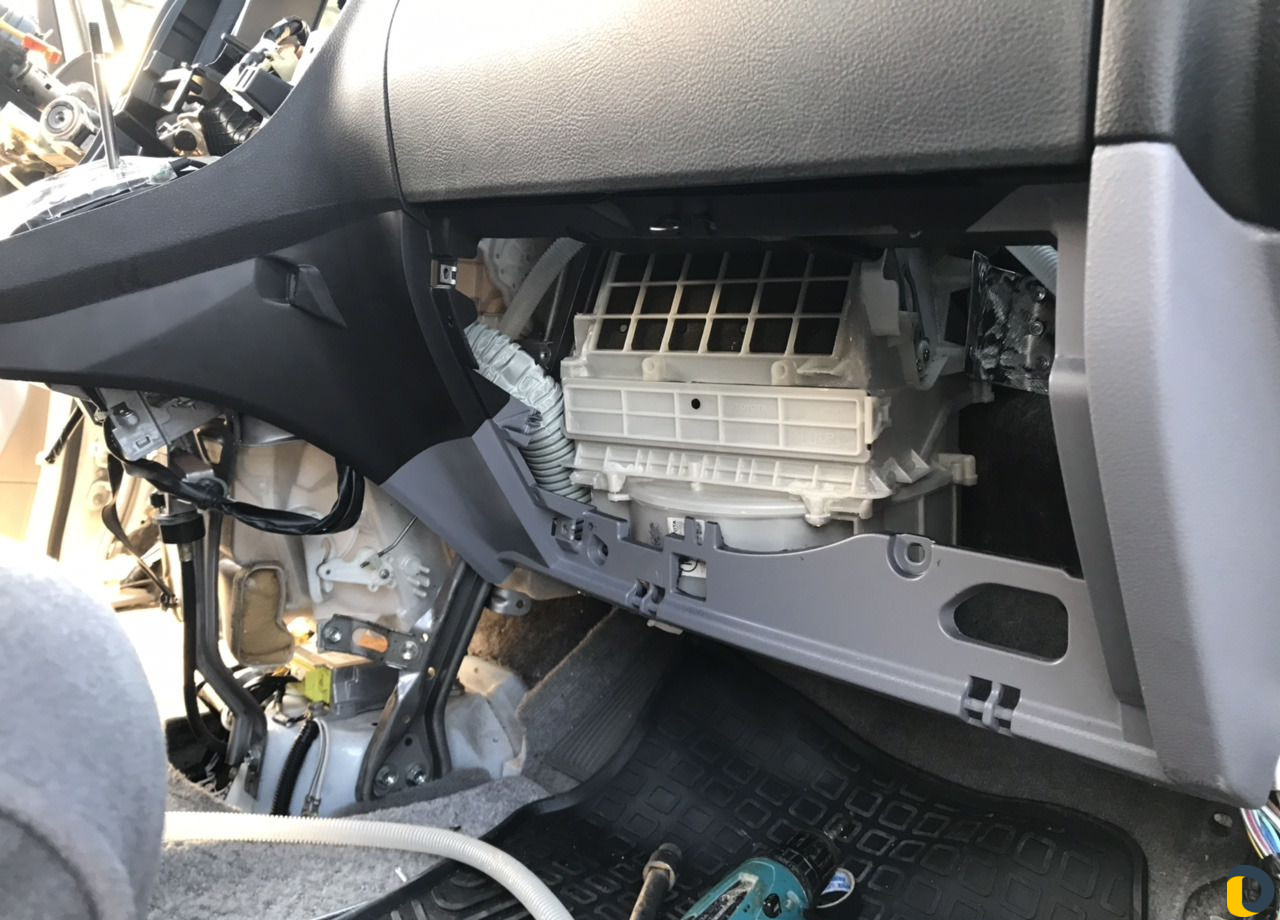 Доработка печки toyota alphard