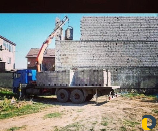 Доставка кирпича (шлакоблок)