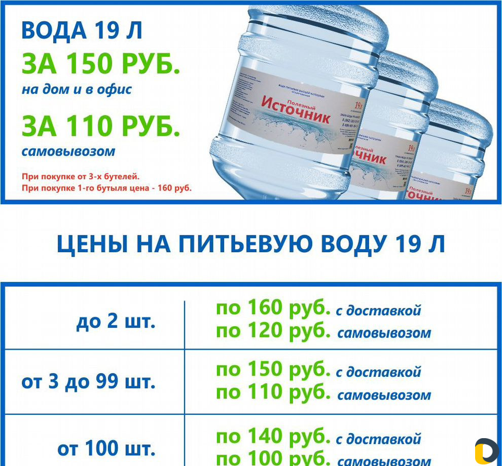 Доставка питьевой воды