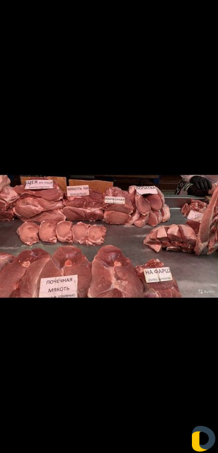 Доставка свежего домашнего мяса свинина