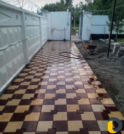 Доставка,установка тротуарной плитки