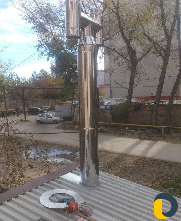 Дымоходные сэндвич трубы из нержавейки