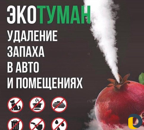 Экотуман. Устранение запахов в авто и помещениях