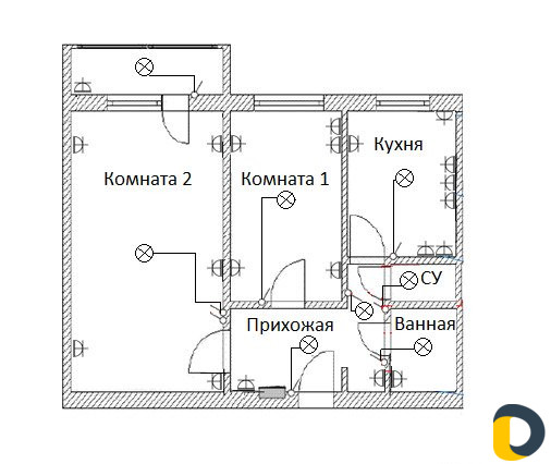 Электрик квартиры частные дома