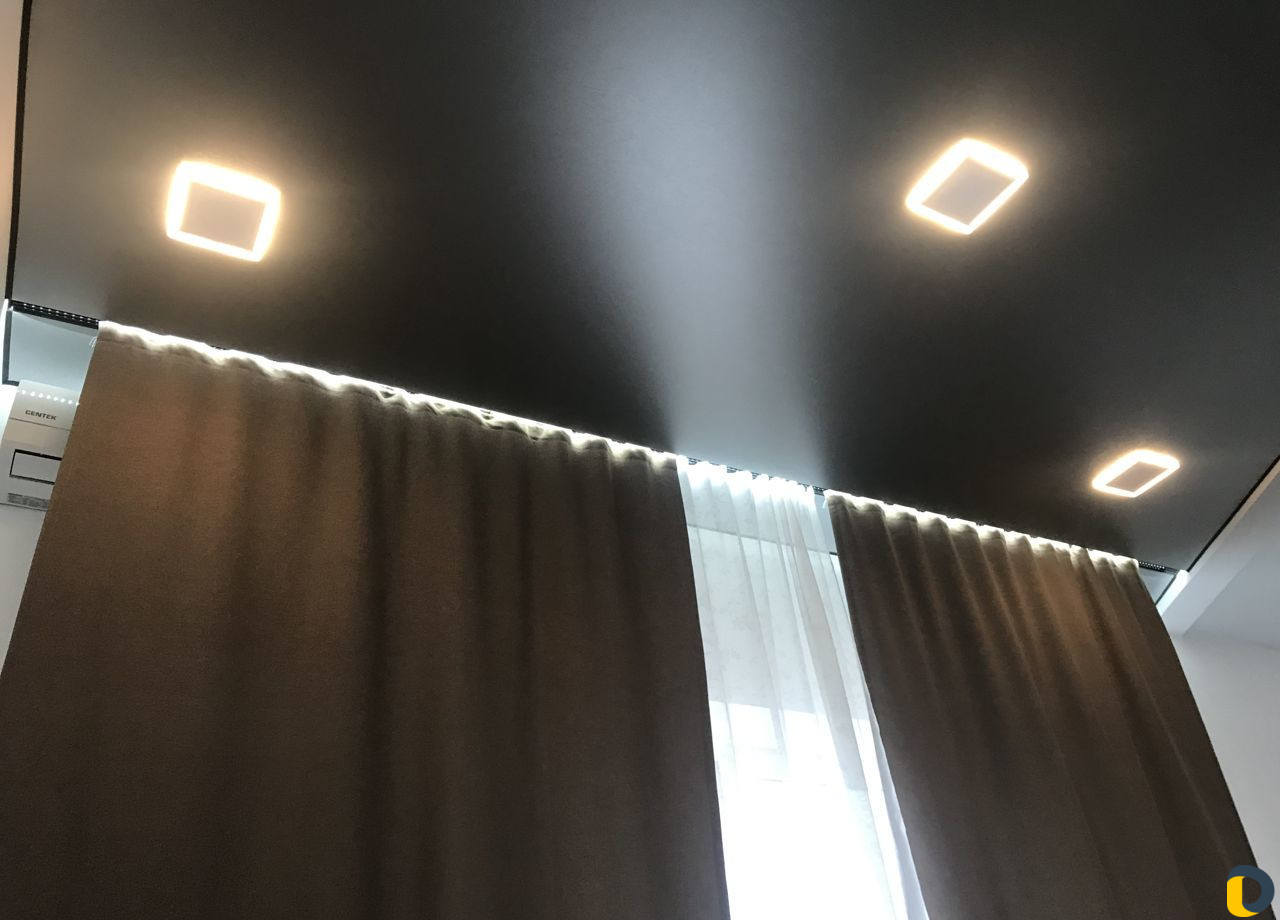 Фабрика натяжные потолки-линии световые-подсветки