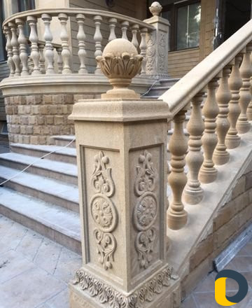 Фасадный декор из натурального камня ручной работы