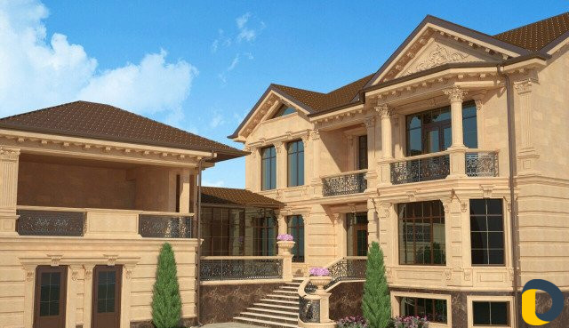 Фасады из Дагестанского камня