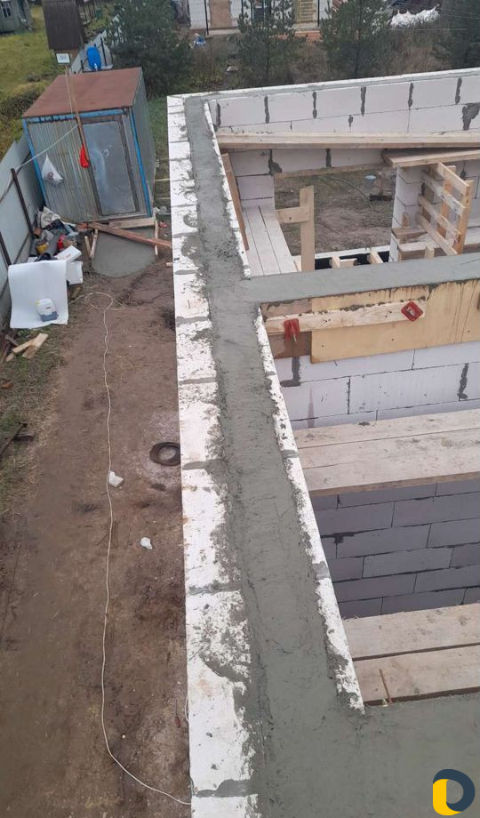Фундамент капать кладка газовая блоки укла