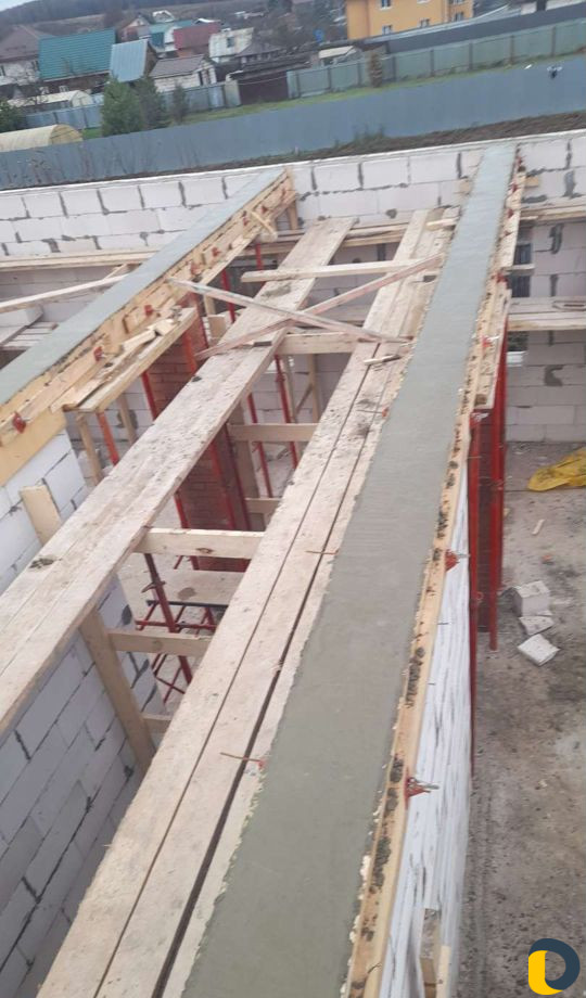 Фундамент капать кладка газовая блоки укла