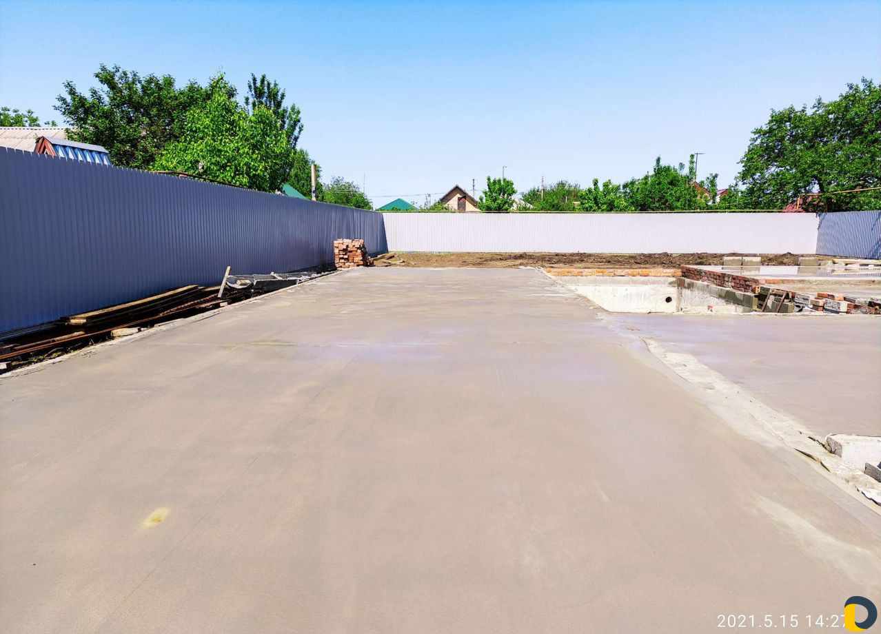 Фундамент плита отмостка стяжка