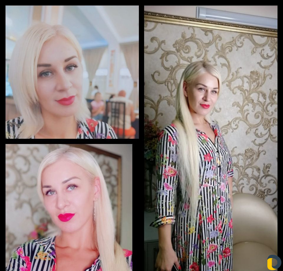 Голливудское наращивание волос на косичку