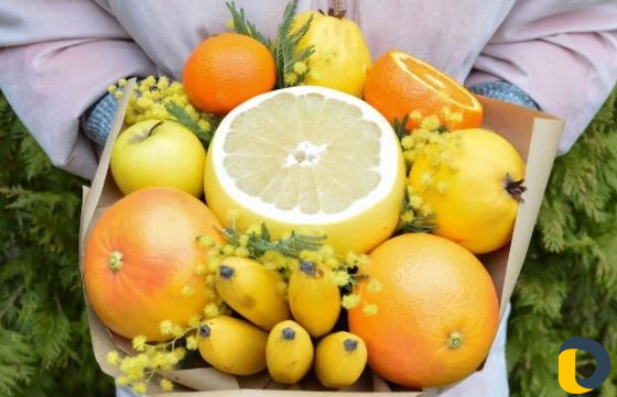 Готовлю фруктовые букеты