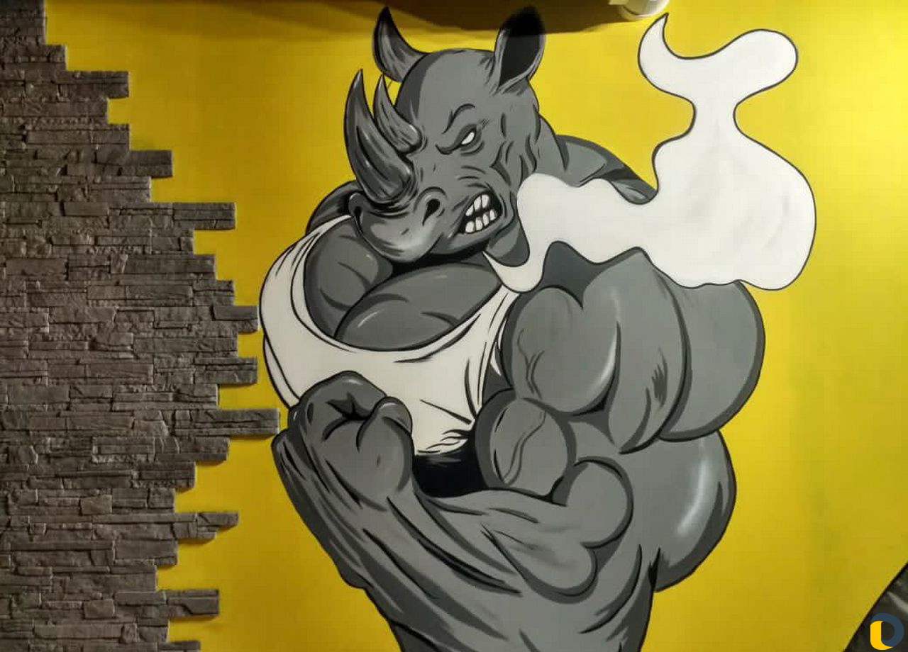 Граффити. Художественная роспись. Монументальная ж