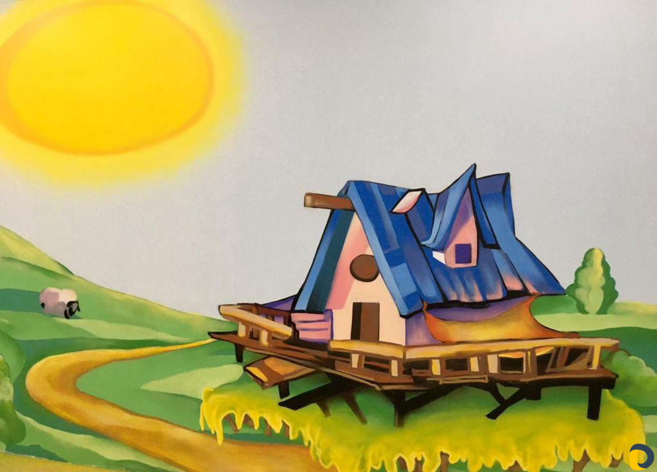 Граффити. Художественная роспись. Монументальная ж