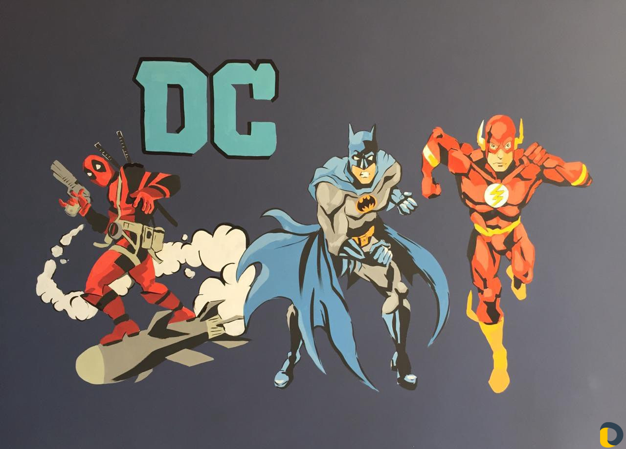 Граффити. Художественная роспись. Монументальная ж