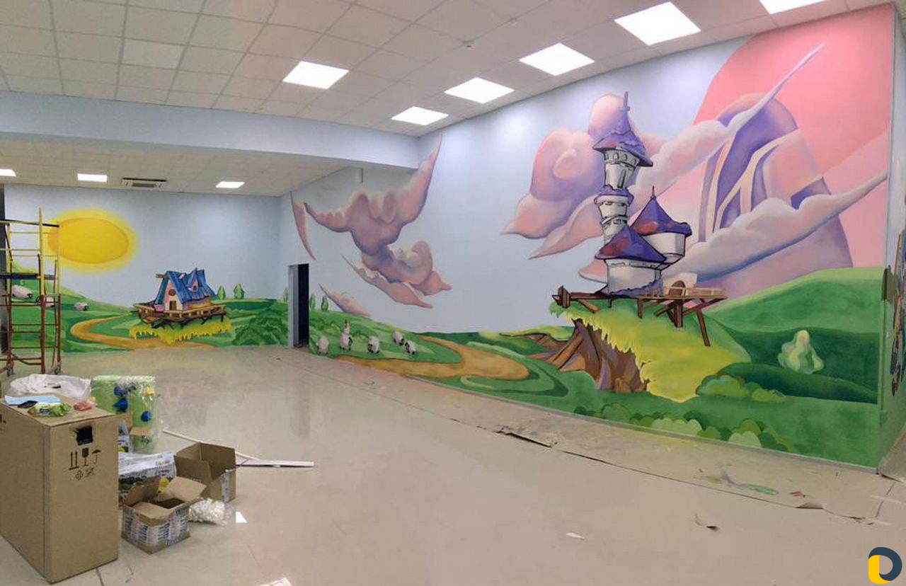 Граффити. Художественная роспись. Монументальная ж