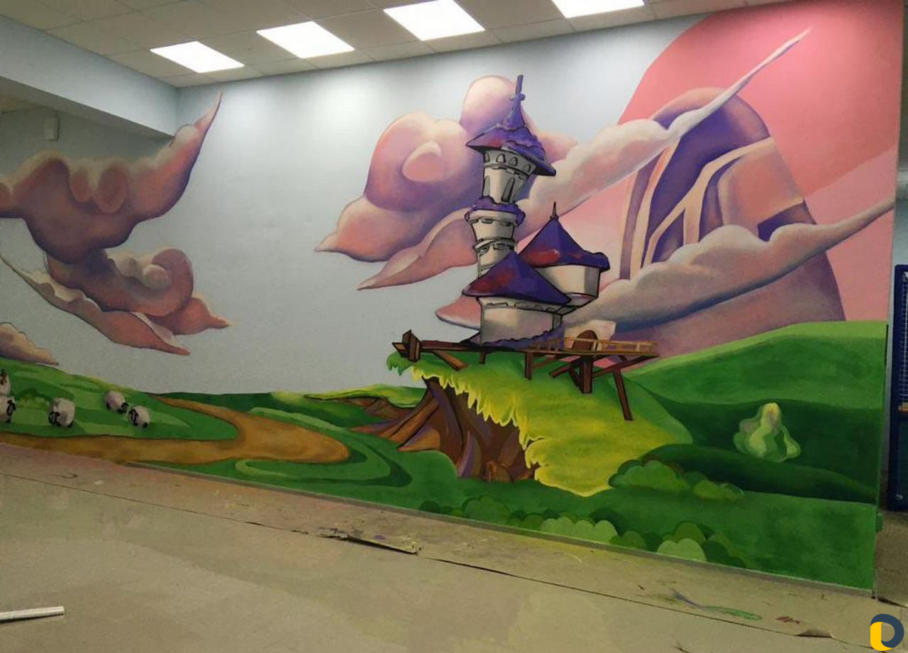 Граффити. Художественная роспись. Монументальная ж