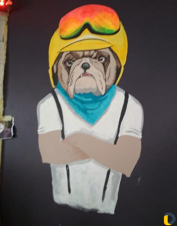 Граффити. Художественная роспись. Монументальная ж