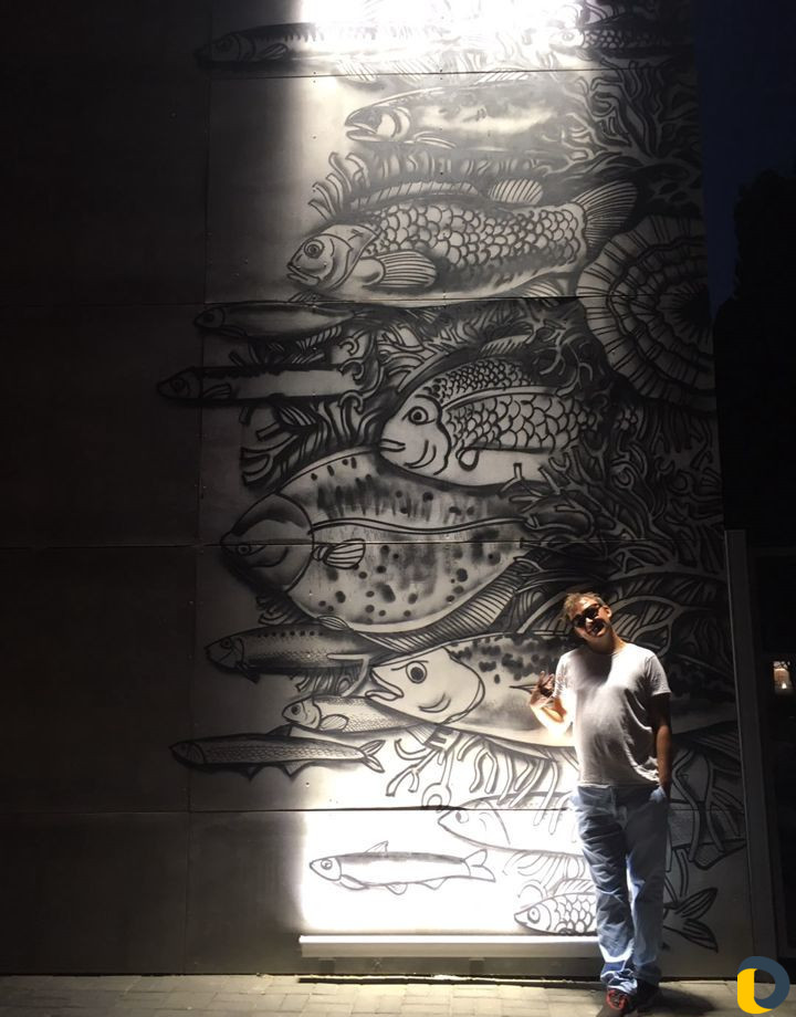 Граффити. Художественная роспись. Монументальная ж