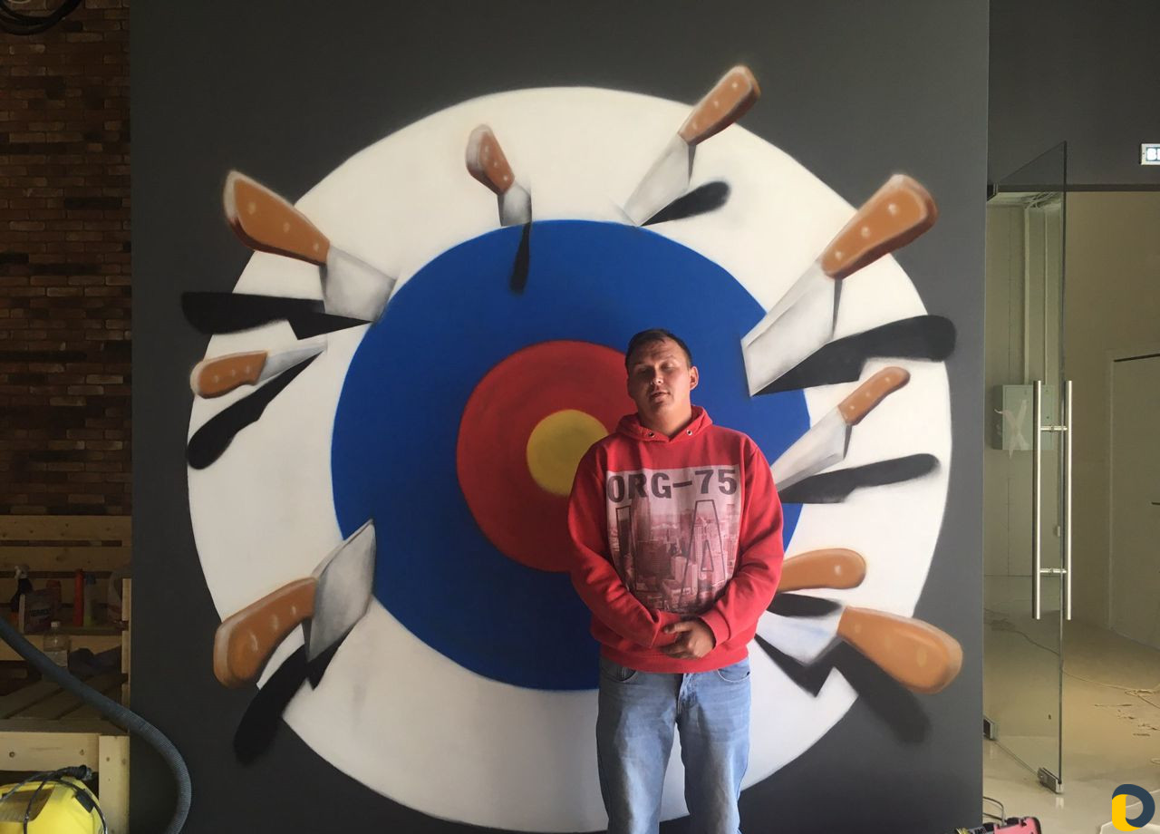 Граффити. Художественная роспись. Монументальная ж