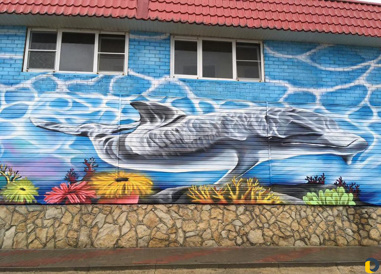 Граффити. Художественная роспись. Монументальная ж